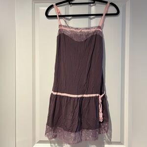 Vintage 90 th Victoria's Secret Black Pink Lingerie Sz S